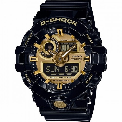 Мужские часы Casio G-Shock GA-710 Ø 49 mm Чёрный Золото image 1