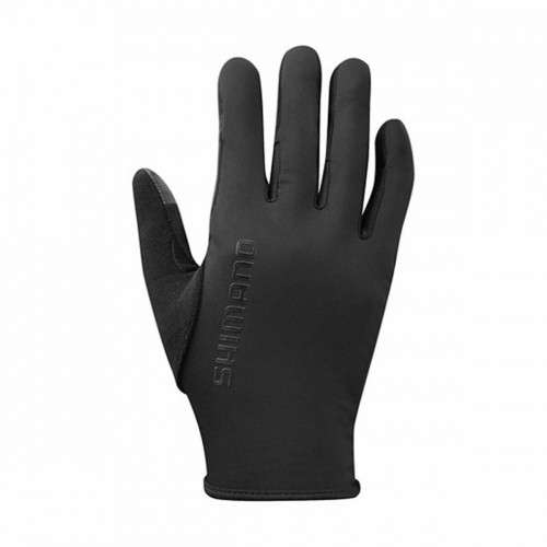 Cycling Gloves Shimano Windbreak Race Black image 1