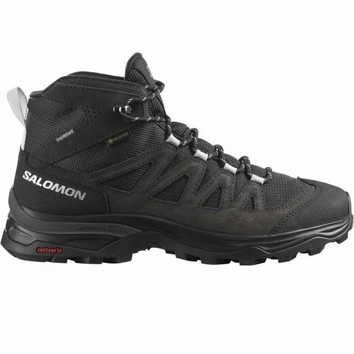 Hiking Boots Salomon X Ward Leather Mid Gore-Tex Black image 1