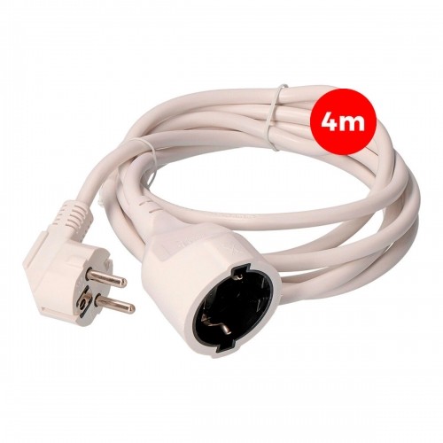 Удлинительный кабель EDM 3 x 1,5 mm Белый 4 m image 1