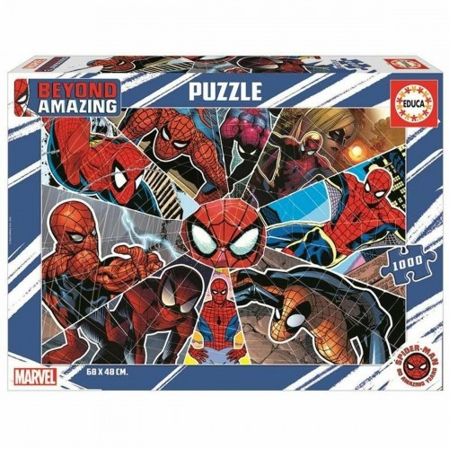 Puzle un domino komplekts Spider-Man Beyond Amazing 1000 Daudzums image 1