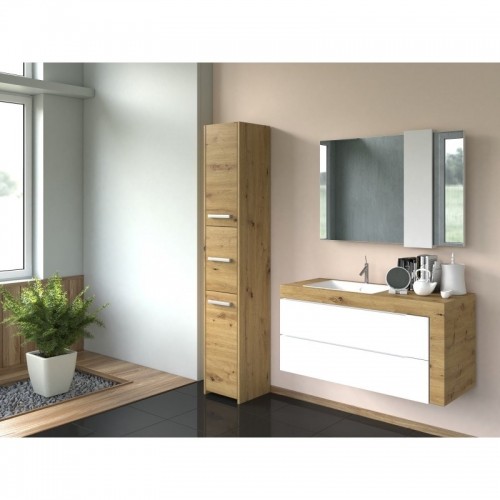 Top E Shop Topeshop S33 ARTISAN bathroom storage cabinet Oak image 1