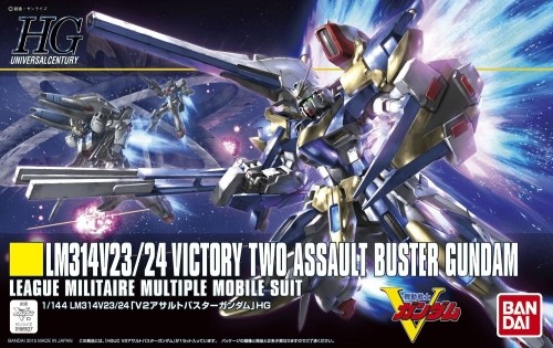 Bandai HGUC 1/144 VICTORY TWO ASSAULT BUSTER GUNDAM image 1