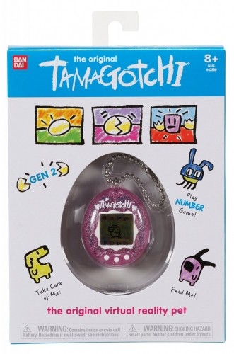 Bandai TAMAGOTCHI - PINK GLITTER image 1
