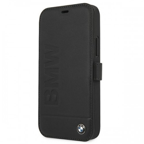 Etui BMW BMFLBKP12SSLLBK iPhone 12 mini 5,4" czarny|black book Signature image 1