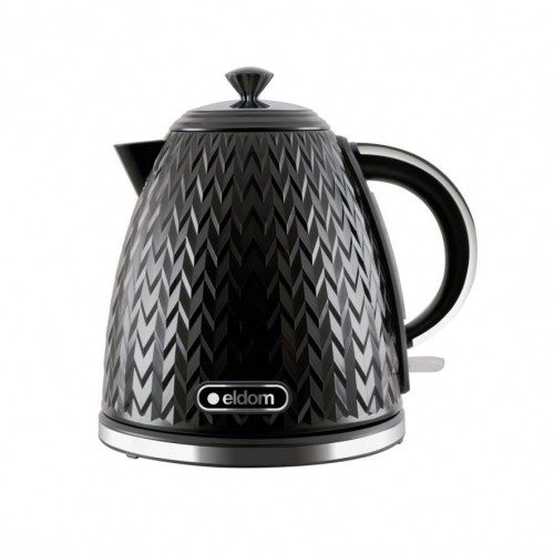 ELDOM NELA kettle, 1.7 l capacity, 2000 W power, black image 1