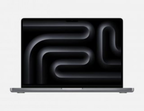 Apple  
         
       Notebook||MacBook Pro|CPU   M3|14.2"|3024x1964|RAM 8GB|SSD 512GB|10-core GPU|ENG/RUS|Card Reader SDXC|macOS Sonoma|Space Gray|1.55 kg|MTL73RU/A image 1