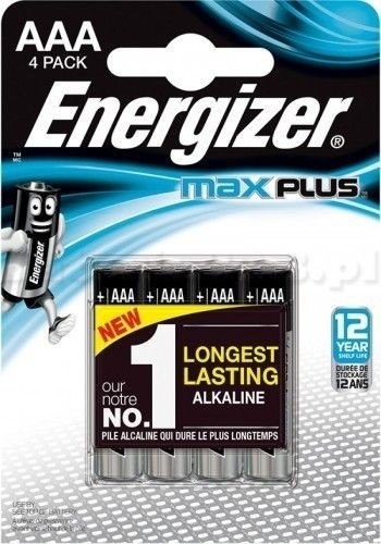 ENERGIZER BATTERY MAX PLUS AAA LR03, 4 ECO image 1