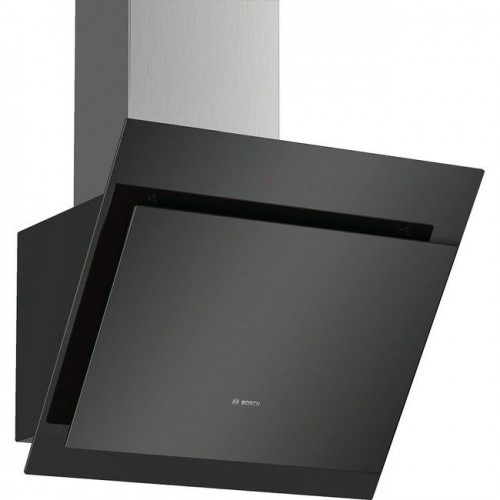 Bosch Serie 4 DWK67CM60 cooker hood Wall-mounted Black 660 m³/h image 1