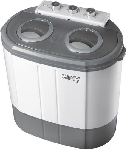 Adler Camry Premium CR 8052 washing machine Top-load 3 kg Grey, White image 1
