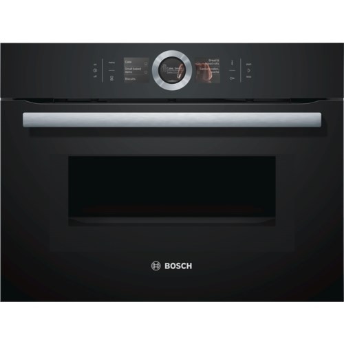 Bosch Serie 8 CMG676BB1 oven 45 L 1000 W Black image 1