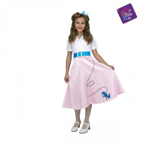 Costume for Children My Other Me Pink Lady 7-9 Years Skirt (3 Pieces) image 1