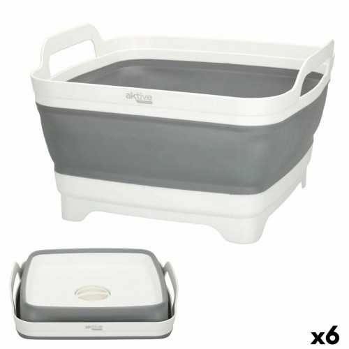Sink Aktive Foldable 8,5 L Camping 30,5 x 20 x 30 cm 6 Units image 1