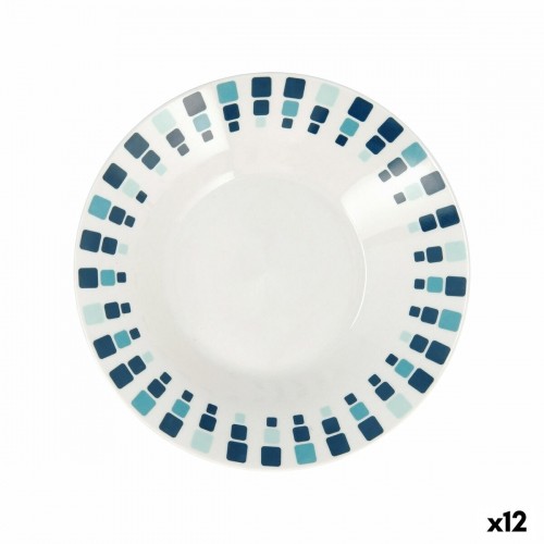 Глубокое блюдо Quid Simetric Синий Керамика 20 cm (12 штук) image 1