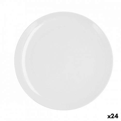 Плоская тарелка Quid Select Basic Белый Пластик 25 cm (24 штук) image 1