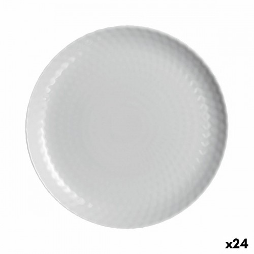 Plakans trauks Luminarc Pampille Granit Pelēks Stikls 25 cm (24 gb.) image 1