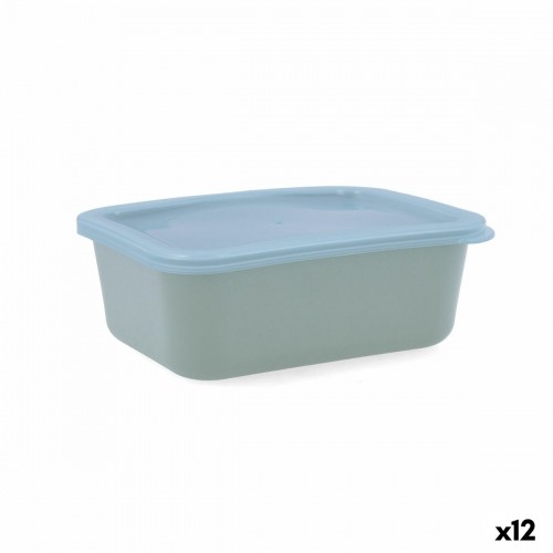Rectangular Lunchbox with Lid Quid Inspira 740 ml Green Plastic (12 Units) image 1