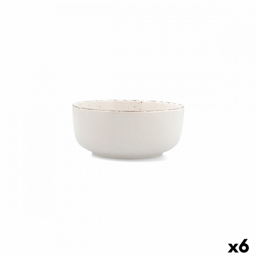 Bļoda Quid Duna Bēšs Keramika 15 x 15 cm (6 gb.) image 1