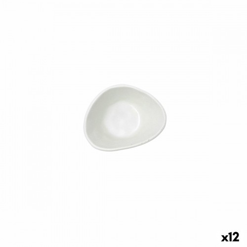Bowl Bidasoa Cosmos White Ceramic Ø 17 cm (12 Units) image 1