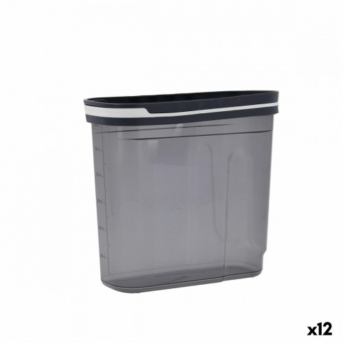 Skārdene Quid City Ar vāku Padevējs 1,8 L Pelēks Plastmasa (12 gb.) image 1