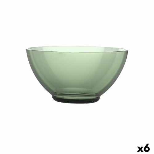 Bowl Luminarc Alba Green Glass 500 ml (6 Units) image 1