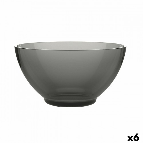 Bowl Luminarc Alba Grey Glass 500 ml (6 Units) image 1