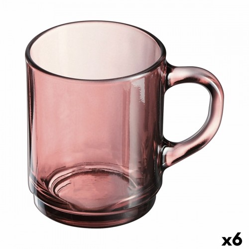 Cup Luminarc Alba Terracotta Glass 250 ml (6 Units) image 1