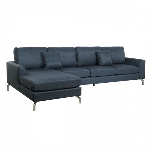 Sofa DKD Home Decor Blue Metal 300 x 160 x 85 cm image 1