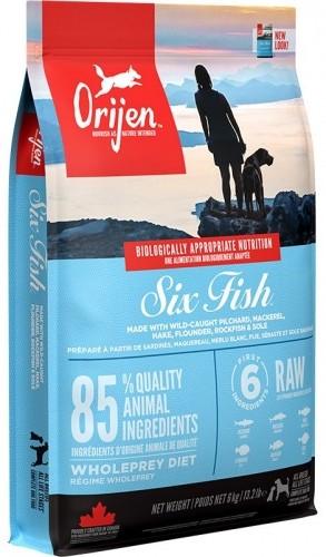 ORIJEN Six Fish - dry dog food - 6 kg image 1