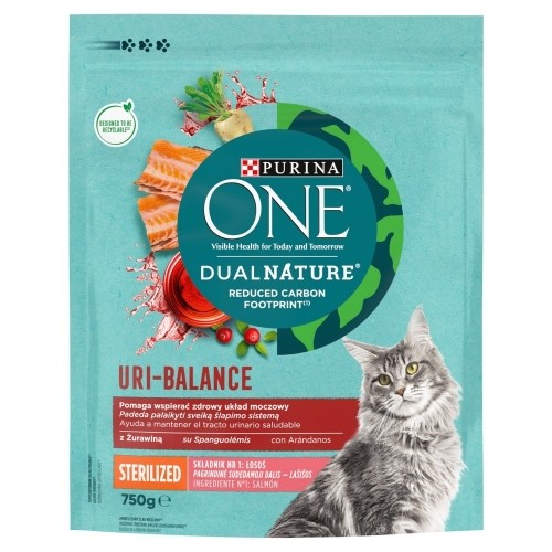 Purina Nestle PURINA Dual Nature Uri-Balance Sterilized - dry cat food - 750 g image 1