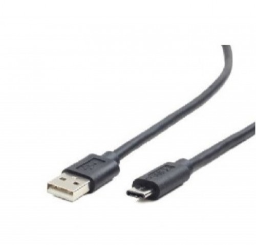 Gembird USB-A/USB-C, 1m USB cable USB 2.0 USB A USB C Black image 1