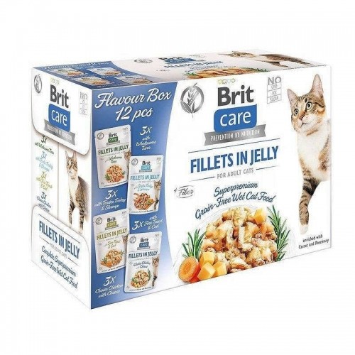 BRIT Care Fillets in Jelly Flavour Box- wet cat food - 12 x 85g image 1