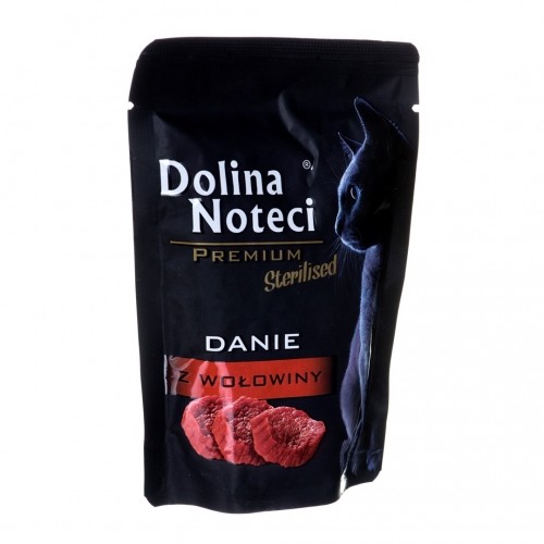 Dolina Noteci Premium Sterilised Beef dish - wet food for sterilised cats - 85g image 1