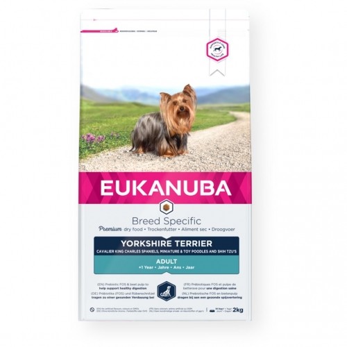 EUKANUBA Breed Specific Adult Yorkshire Terrier - dry dog food - 2 kg image 1