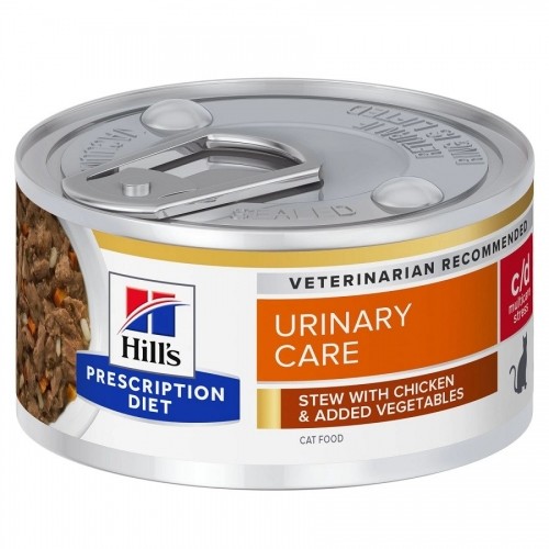 HILL'S Feline c/d Urinary Care Stew with Chicken - wet cat food - 82 g image 1
