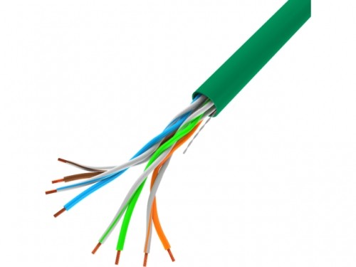 LANBERG LAN UTP CABLE 100MB/S 305M WIRE CCA GREEN image 1