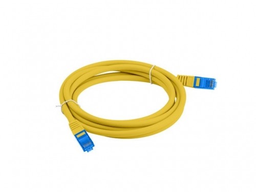 LANBERG PATCHCORD S/FTP CAT.6A 1.5M YELLOW LSZH image 1