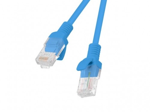 Lanberg PCU5-10CC-0300-B networking cable Blue 3 m Cat5e U/UTP (UTP) image 1