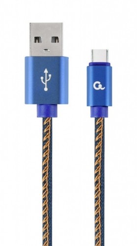 Gembird Cablexpert CC-USB2J-AMCM-2M-BL USB cable USB 2.0 USB A USB C Blue image 1