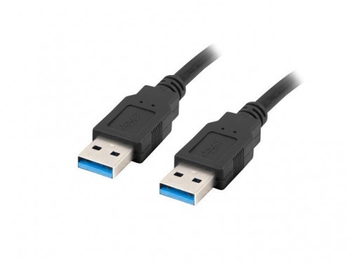 Lanberg CA-USBA-30CU-0018-BK USB cable 1.8m 3.0 USB A Black image 1