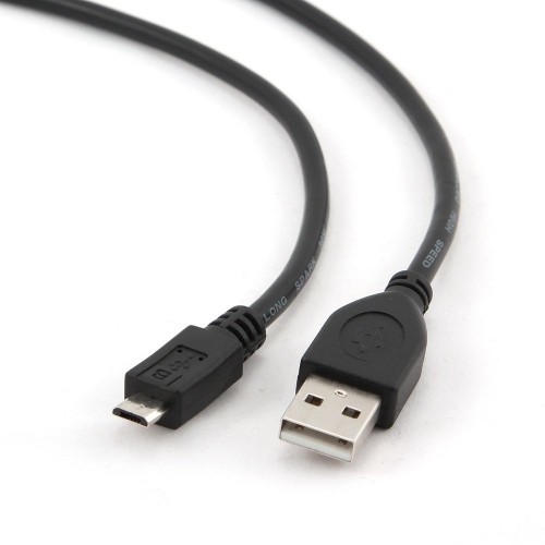 Gembird CCP-mUSB2-AMBM-6 USB cable 1.8 m USB 2.0 USB A Micro-USB B Black image 1