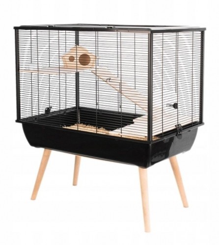 Zolux Cage Neo Silta small rodents H58, black image 1