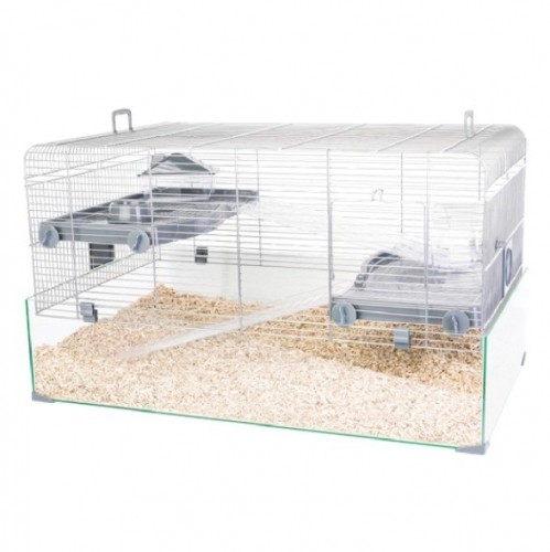 ZOLUX Panas Colour 80 - rodent cage - grey image 1