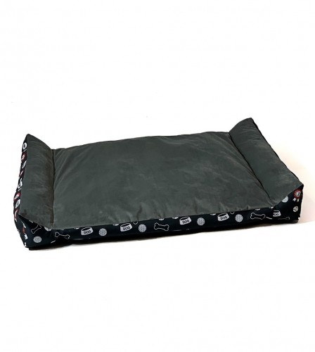 GO GIFT Rex graphite XL - pet bed - 97 x 67 x 8 cm image 1