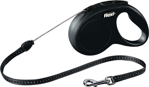 Flexi New CLASSIC 5 m Black Dog Retractable lead image 1