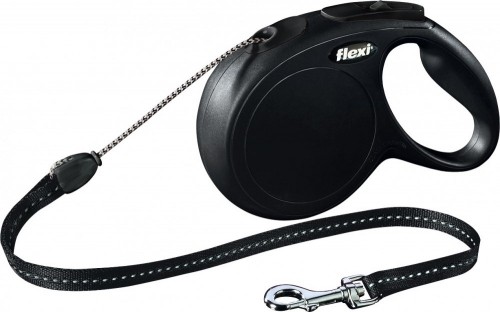 Flexi New CLASSIC 8 m Black Dog Retractable lead image 1