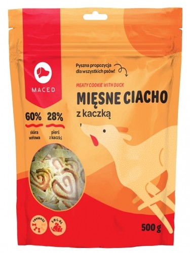 MACED Meaty cookie with duck - dog chew - 500g image 1