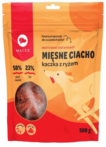 MACED Meaty cookie Duck with rice - dog chew - 500g image 1