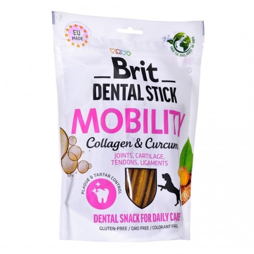 BRIT Dental Stick Mobility Curcum & Collagen  - dog treat - 251 g image 1