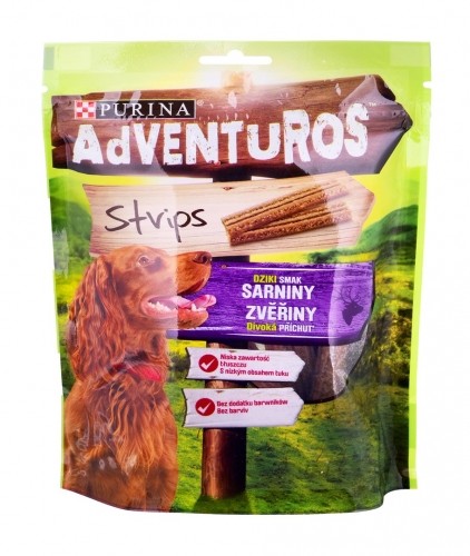 Purina Nestle PURINA Adventuros Strips - dog treat - 90g image 1